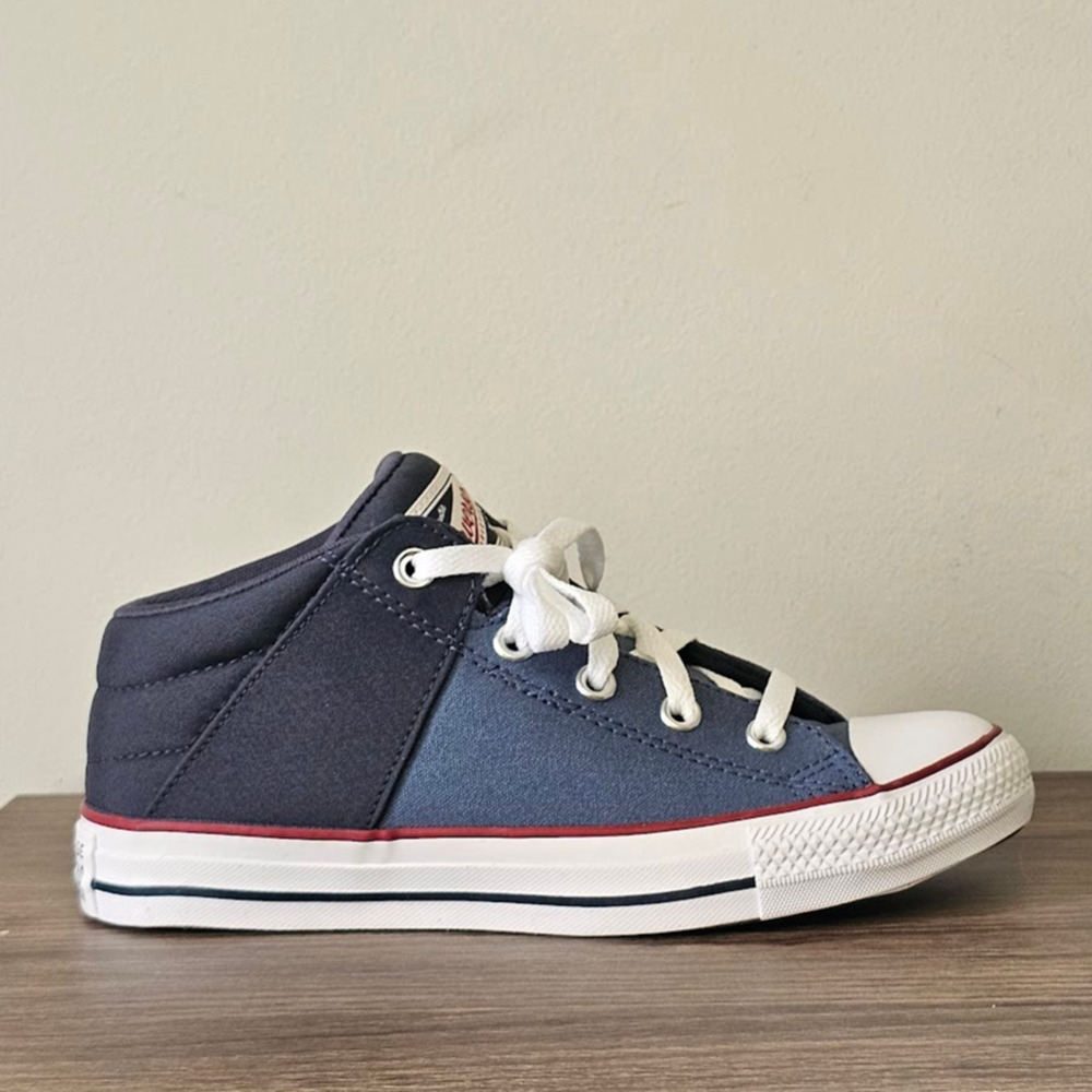 Converse CTAS Axel Mid Top Sneakers Women's Size 7.5 A03607F Blue NWT - Picture 3 of 7